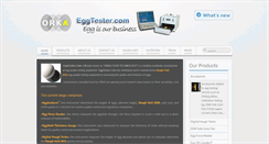 Desktop Screenshot of eggtester.com