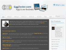Tablet Screenshot of eggtester.com